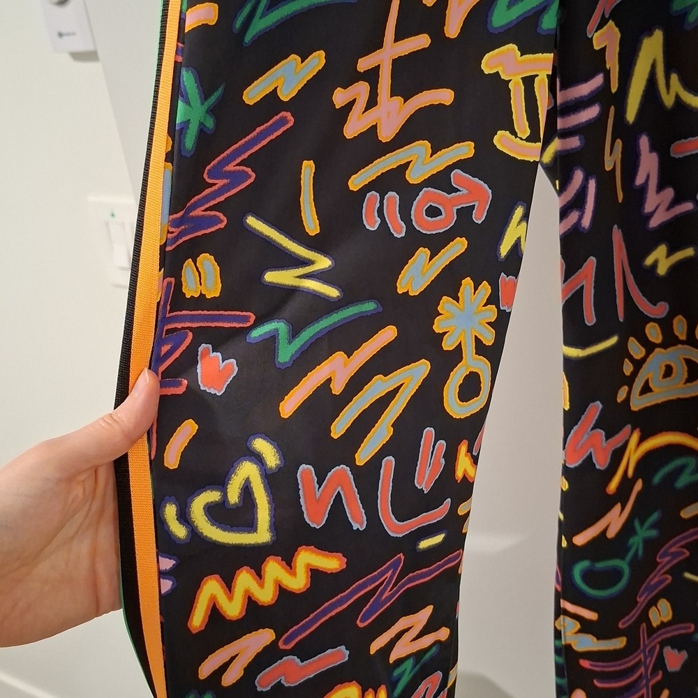 Adidas x Kris Andrew Small Black "Love Unites" Superstar Track Pants (Size XS) - Picture 5 of 10